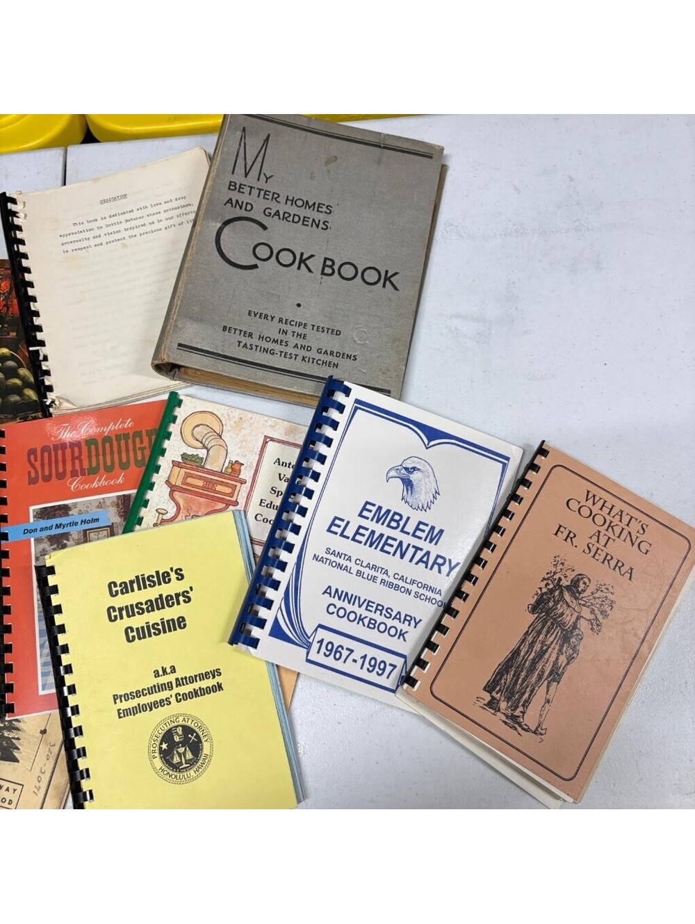 Vintage Cookbook Lot of 14 Community Spiral Bound Regional Sourdough Cajun - Picture 5 of 5
